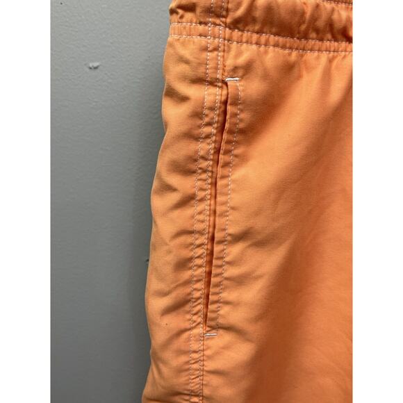 Croft & Barrow Swim Trunks Mens 2XL‎ Solid Orange Shorts Mesh lined - Picture 6 of 7